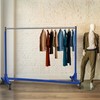 Simple Houseware Industrial Grade Z-Base Garment Rack, 500lb Load with
