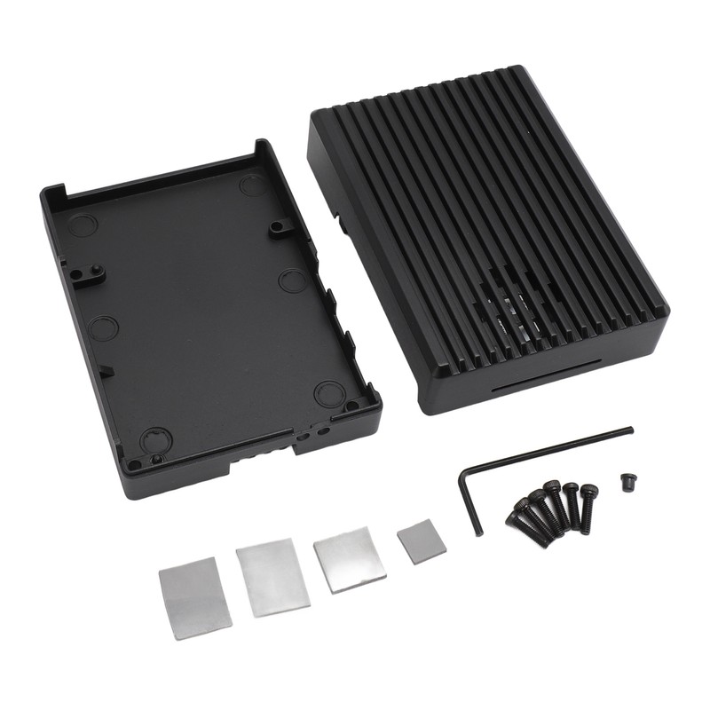 Aluminum Heatsink Case Professional Efficient GPIO Slot Reserved Interface Holes
