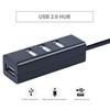 Apoi USB Port Splitter 4 Port Compact Portable High Speed