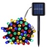 100 LED Garden Solar String Light Multi-Colour Fairy Outdoor 10m