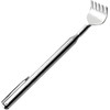 Silver Back Scratcher for Men Women,Extendable Stainless Steel Telescoping Backscratchers