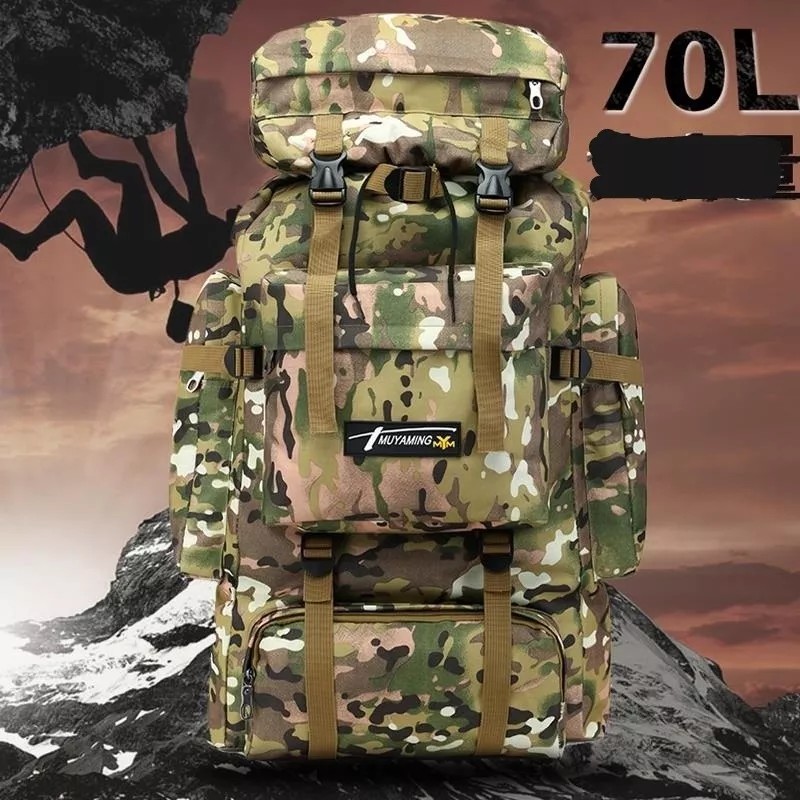 Yuqing Mochila De Senderismo Grande 70l Resistente Agua Para Vi