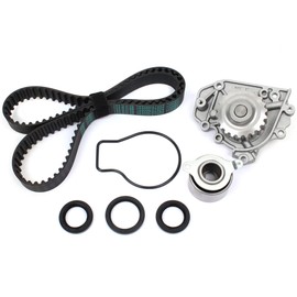 CNS Timing Belt Kit and Water Pump Set Compatible with 96-00 "B16A2" HONDA CIVIC 1.6L DOHC VTEC