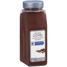 McCormick Culinary Ground Cloves, 16 oz - One 16 Ounce Container of Ground Cloves Powder for Sweet, Pungent Flavor, Use in Cakes, Cookies, Gingerbread, Stews, Sauces and More