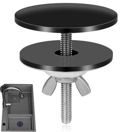 Tap Hole Cover, Hole Cover Sink, Stainless Steel Sink Cover, Kitchen Sink Hole Cover for Sink Holes (Black)