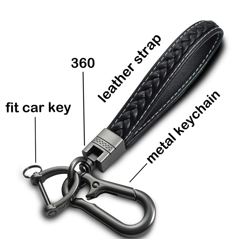 Yonmcfn for kia key fob cover with metal/leather keychain,TPU Key