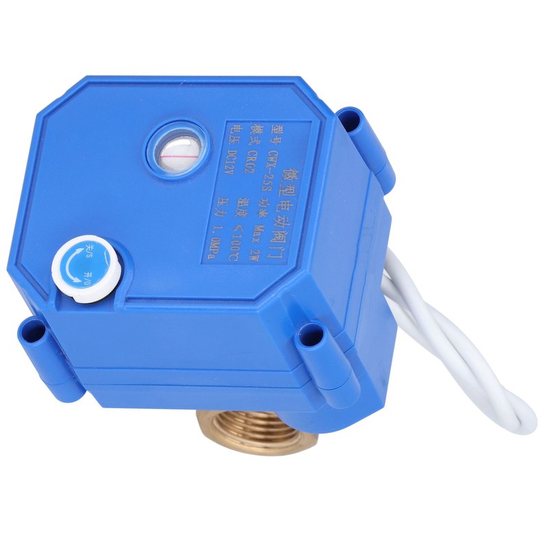 Motorized Ball Valve Brass Straight Pipe Pressure Device with Switch