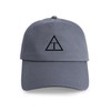 CafePress Triangle Icon Unique Adjustable Baseball Hat Gray