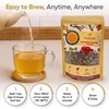 Param Kesar Organic Saffron Cardamom Cinnamon Herbal Green Tea |