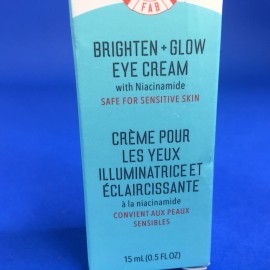 First Aid Beauty Brighten + Glow Eye Cream with Niacinamide 0.5 oz (Lot of 2)
