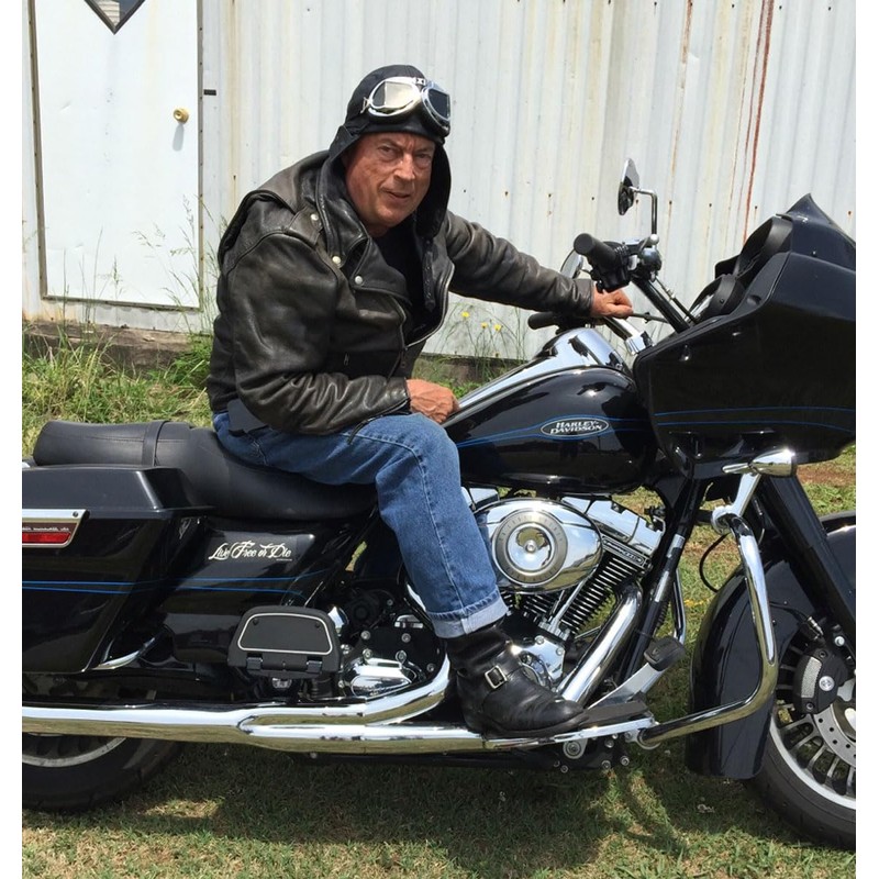 Historical Emporium Men's Leather Aviator Helmet M Black