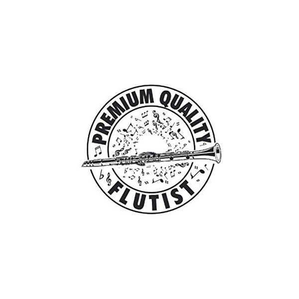 Premium Quality Flutist: Notenheft - DIN A5 - 6x9 Zoll