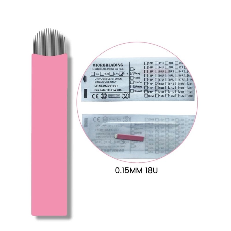 Microblading Handles Manual Microblading Pen with Nano 0.15mm Blade Microblade