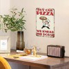 Cartoon Pizza, Buy Our Pizza, We Knead the Dough, Chef's