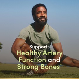 Nature’s Bounty Vitamin D3 K2 Supplement, 4000 IU Vitamin D3 plus 100 mcg of Vitamin K Supplements for Adults for Heart & Bone Health Support, 30 Day Supply, 30 Vegetarian Capsules