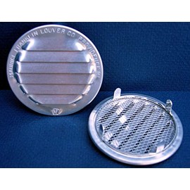 2" Round Vent - tab Style - Mill - Pkg of 6