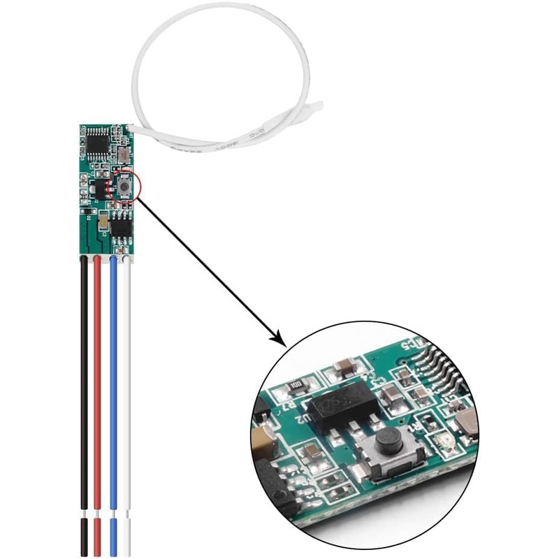 QIACHIP Wireless DC Motor Remote Control Switch DC 3 V