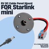 RV DC Cable Panel Mount Compatible with Starlink mini, 5.5
