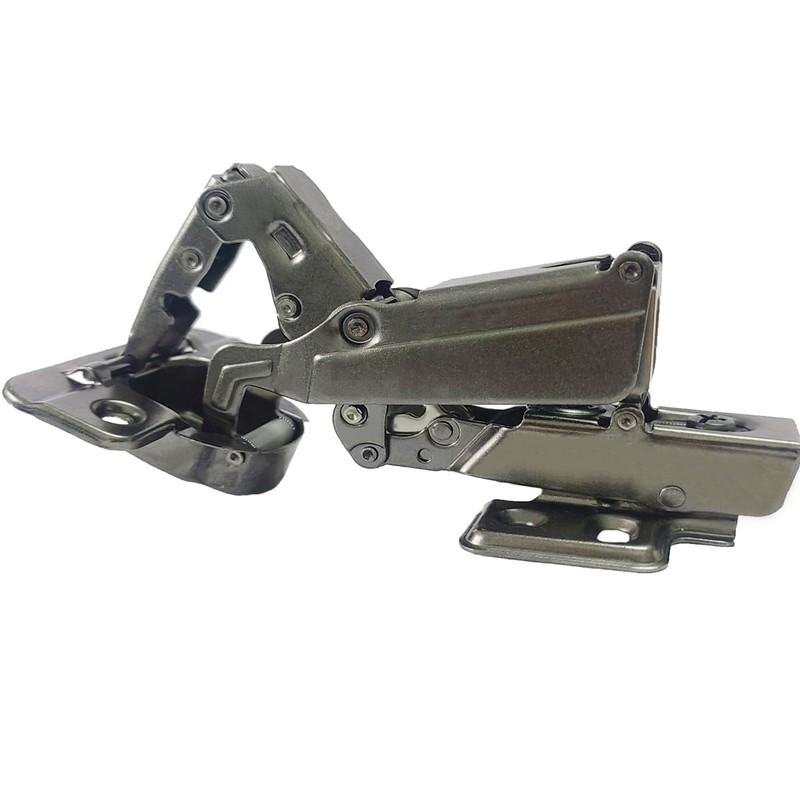 Fully Covered Frameless Cabinet Hinge, 2pack 165 Degree ConceSoft Close