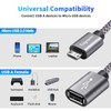 Togconn USB to Micro USB Adapter 4 Pack, Unidirectional Micro