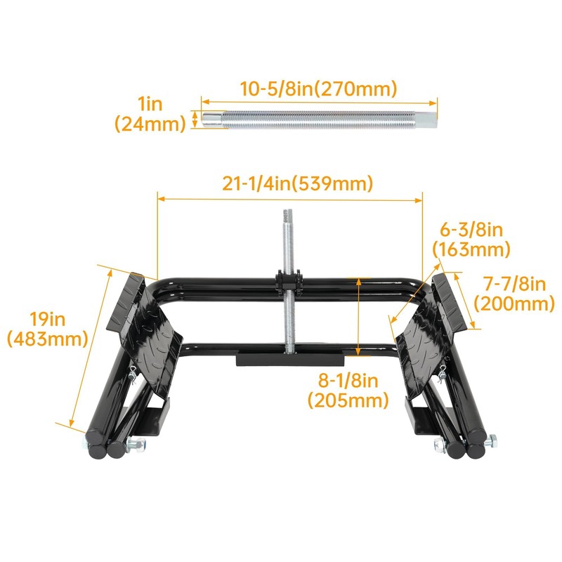 HECASA Light Trailer Tire Leveler with Ratchet Wrench for Light
