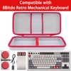 co2CREA Hard Travel Case Compatible with 8BitDo Retro Mechanical Keyboard