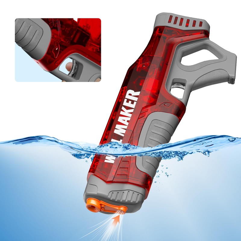 YTKIH Self-Filling Function Electric Water Gun IP67 Waterproof, Summer Automatic