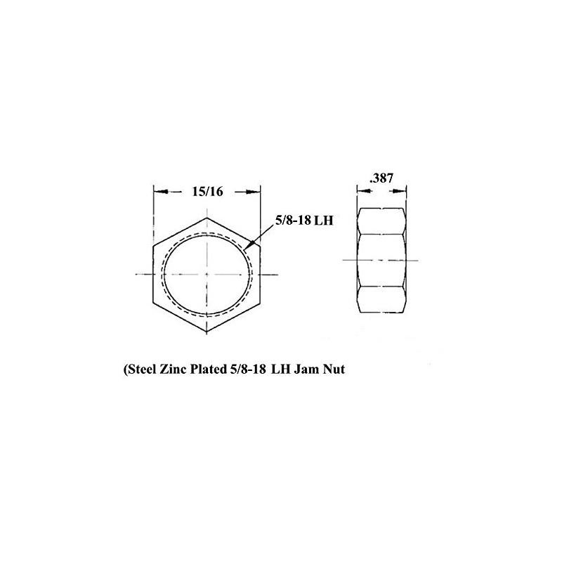QSC 5/8 X 5/8-18 Chromoly 4-Link Rod End Kit with