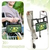 Luarisgur Cute Frog Wheelchair Side Bag Green Wheelchair Side Bags