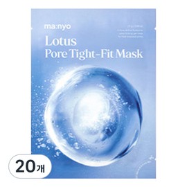 Witch Factory Manyo Factory Lotus Pore Tight Fit Mask, 20 pcs, 1 pack / 마녀공장 로터스 포어 타이트핏 마스크, 20개, 1개입