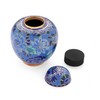 未来創想 ミニ骨壷 青花 七宝シリーズ C-05 納骨袋付き 手元供養