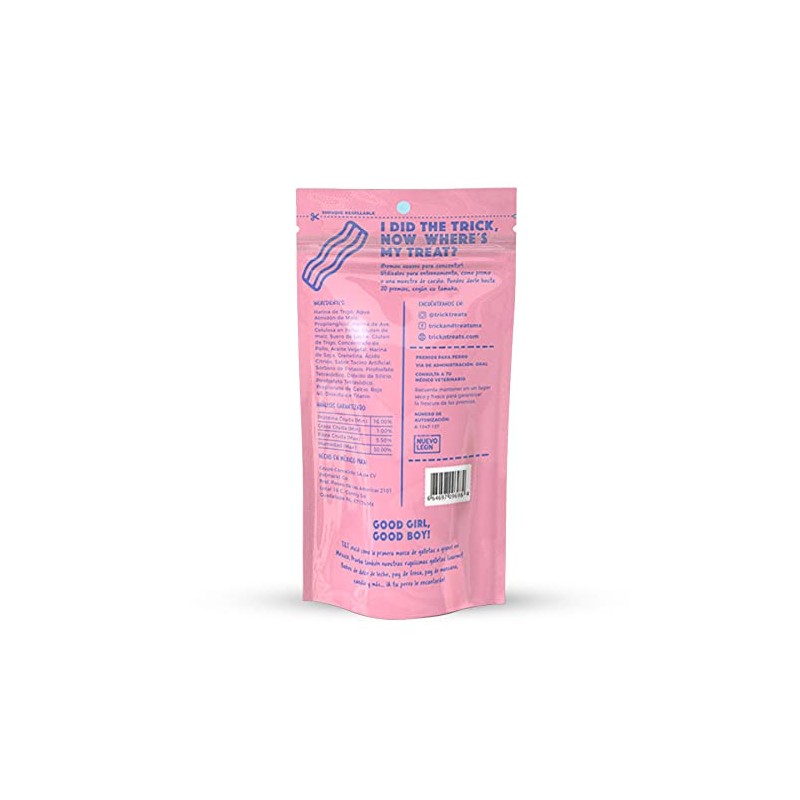 Trick Treats, Premios para Perro, Tocino Yumpers, 100g