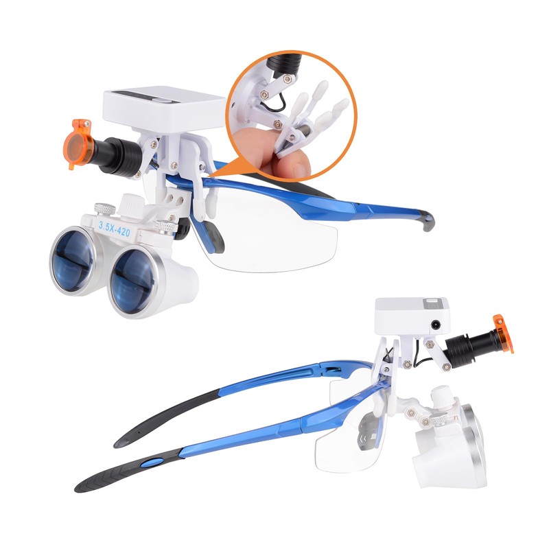REEHUT 5W LED Headlight Ultra-Light Adjustable Light Headlamp with 2