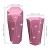 NBTEPEM Bling Car Trash Can with Lid, Bling Car Accessories