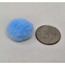 Aldastar 200 pcs Bulk 1/2" Inch 12mm Lt Blue Craft Pom Poms Acrylic Aldastar Made in USA