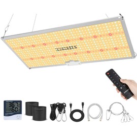 HONORSEN 2000W LED Grow Light Full Spectrum 3x4ft Coverage Remote Control Dimmable Grow Lamps with Timer Plant Light for Hydroponic Indoor Plants Veg and Flower (638Pcs LEDs)