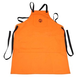 Graintex CA2333 5 Pocket Orange Color Canvas Work Apron