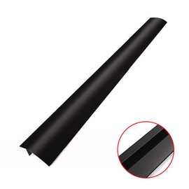 WELANGBN Silicone Stove Gap Covers (1 Pack), Heat Resistant Oven Gap Filler Seals Gaps Between Stovetop and Counter, Easy to Clean 21 Inches, Black