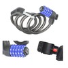 ZHEGE Wire Lock, Bicycle Key, 5-Digit Dial, Passcode, Security, Length