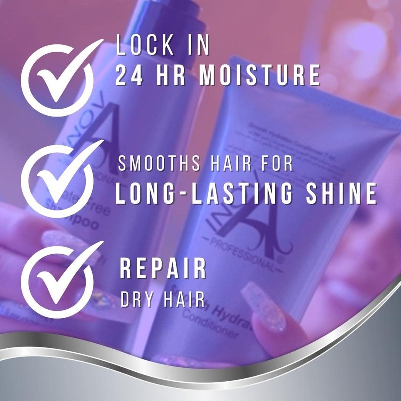 Inova Professional Silk Keratin Smooth Hydration Conditioner (3.4 Oz), White