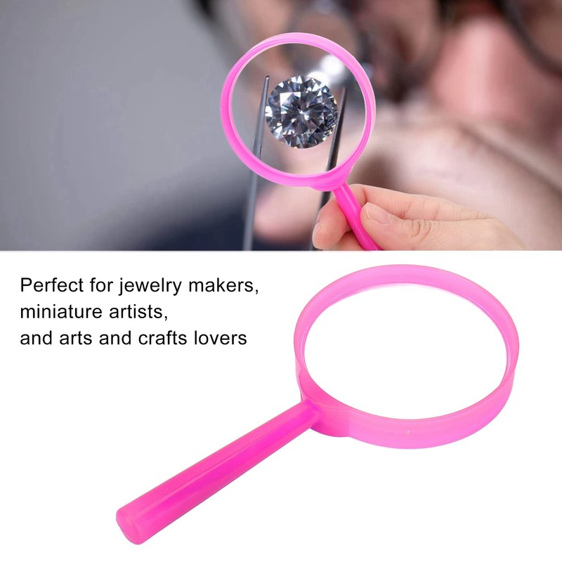 Mini Handheld Reading Glass Magnifier Large Handheld Magnifier Durable Jewelry