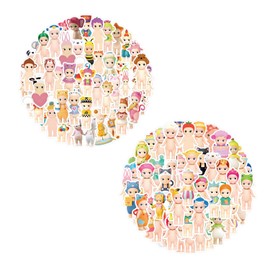 CAREOR 110Pcs Sonny Angel Stickers, Vinyl Waterproof Cute Sonny Angel Stickers for Kids Teen Crafts Laptop Bottles Envelopes Gifts Tags Snowboard