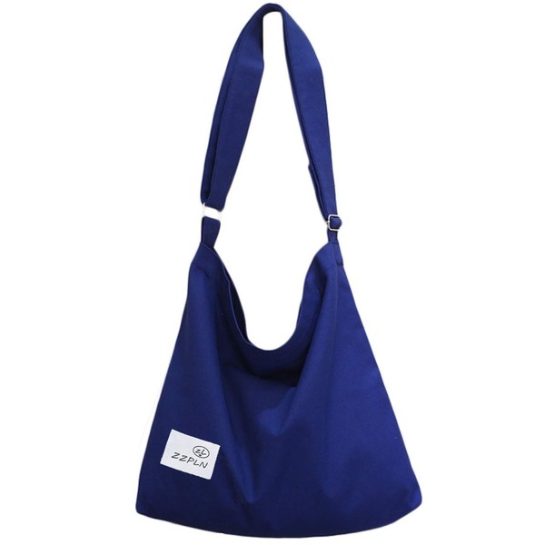 ZZPLN Women's Canvas Crossbody Bag Casual Hobo Bag Shoulder Bag