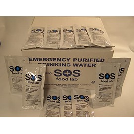 Emergency Drinking Water 96 Packets case 4.227 Oz. Each.
