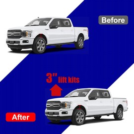 3'' Leveling Kits for Ram 1500, 3 inch Front Strut Spacers Leveling Lift Kits for 2006-2021 Ram 1500 4WD,2005 - 2011 Dodge Dakota 2WD
