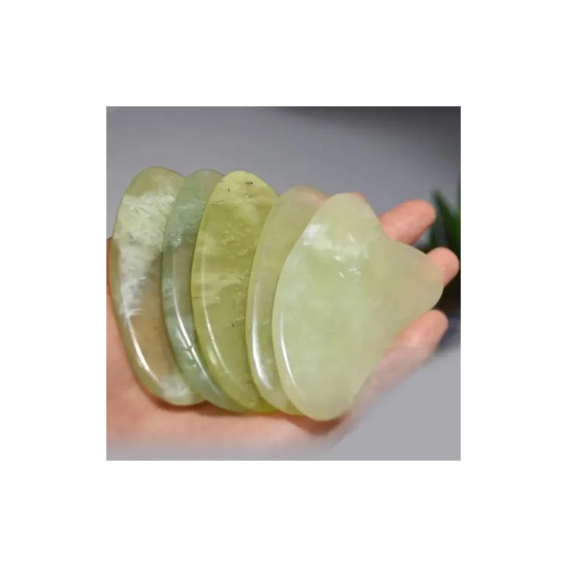 1 Gua Sha De Jade Masaje Facial Rejuvenece Tonifica La