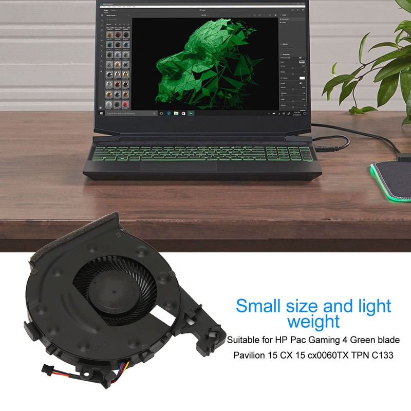 Laptop Fan Fast 4 Pin Power Connector Sps L20335 001