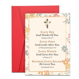 Christan Gifts for Women Men Confirmation Card Gifts for Teen Girls Boys Baptism Gifts for Girl Boys Christmas Stocking Stuffers Religious Christmas Cards Stocking Stuffers for Teen Girls Boys