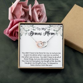 OKEYCH Gifts For Bfriends Mom From Gfriend, To My Bfriend's Mom Necklace, Mother in Law Jewelry, Mothers Day Jewelry Christmas Gift (To My Bfriend's Mom NC 2.0)