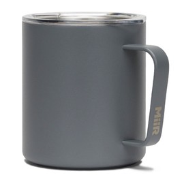 MiiR, Camp Cup, Vacuum Insulated, Stainless Steel with Slide Lid, BPA Free, Basal, 12 Fluid Ounces
